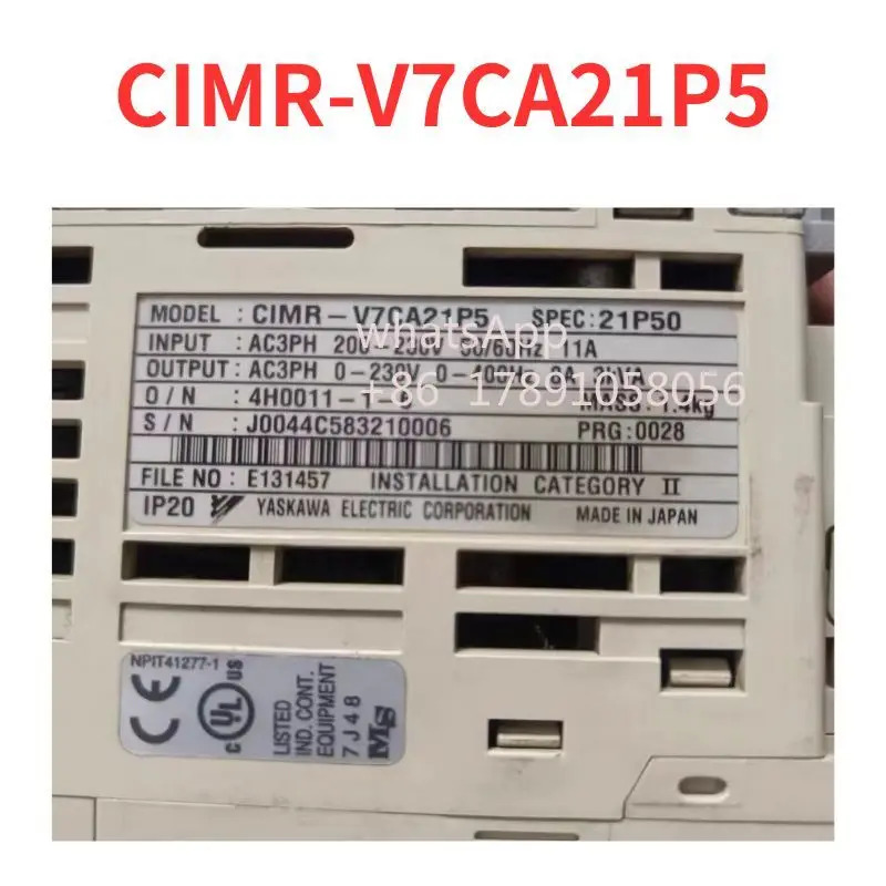 CIMR-V7CA21P5 주파수 변환기 리퍼 완료