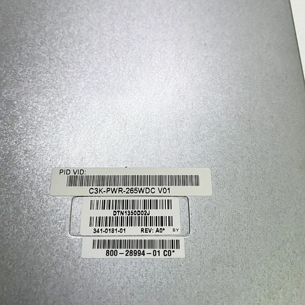 3560E/3750E 시리즈 스위치리퍼되는 CISCO 전원공급장치341-0181-01 265W C3K-PWR-265WDC