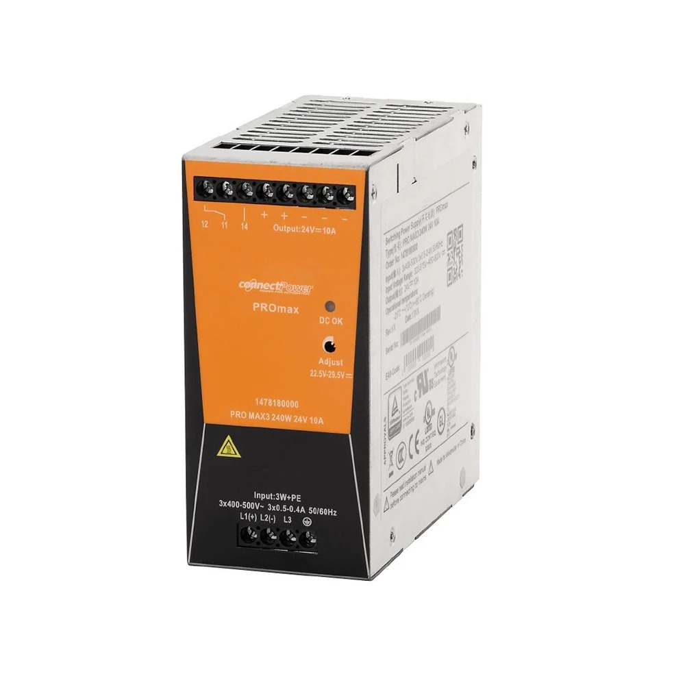 Weidmuller 스위칭 전원공급장치 PRO MAX3 240W 24V 10A1478180000