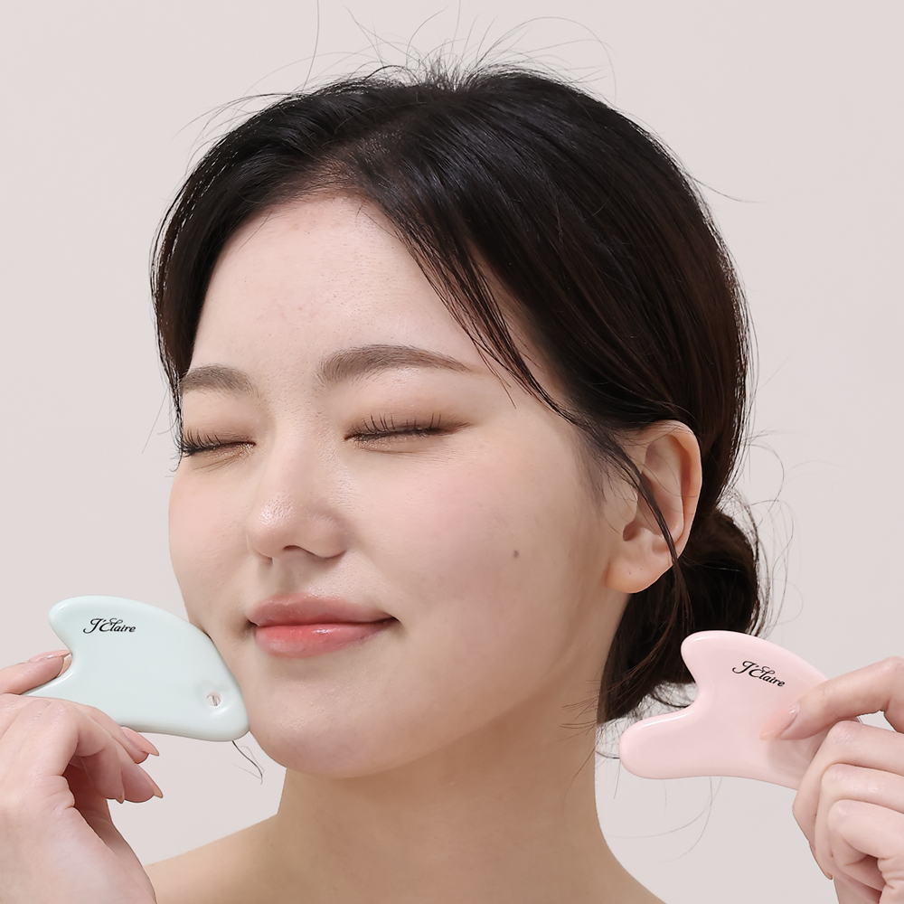 세라믹 괄사 하트 괄사 승모근 마사지 페이스 마사지 괄사 사용법