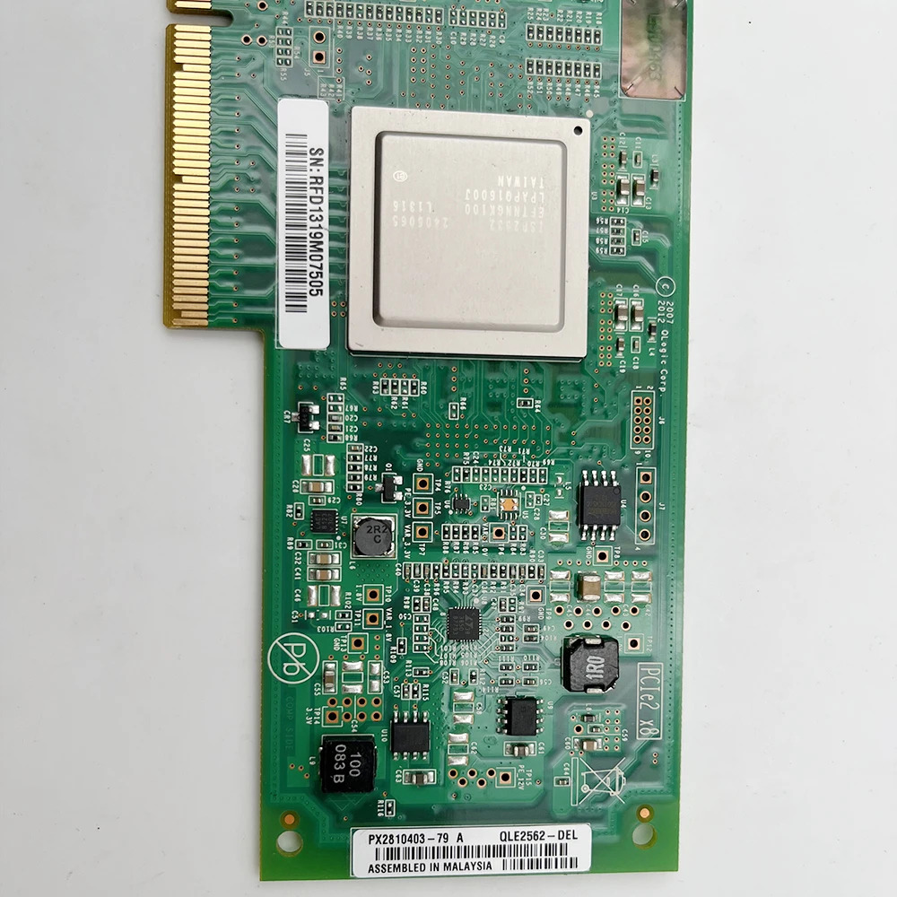 QLOGIC QLE2562-DEL8Gb HBA 0MFP5T 듀얼 포트 광섬유 카드