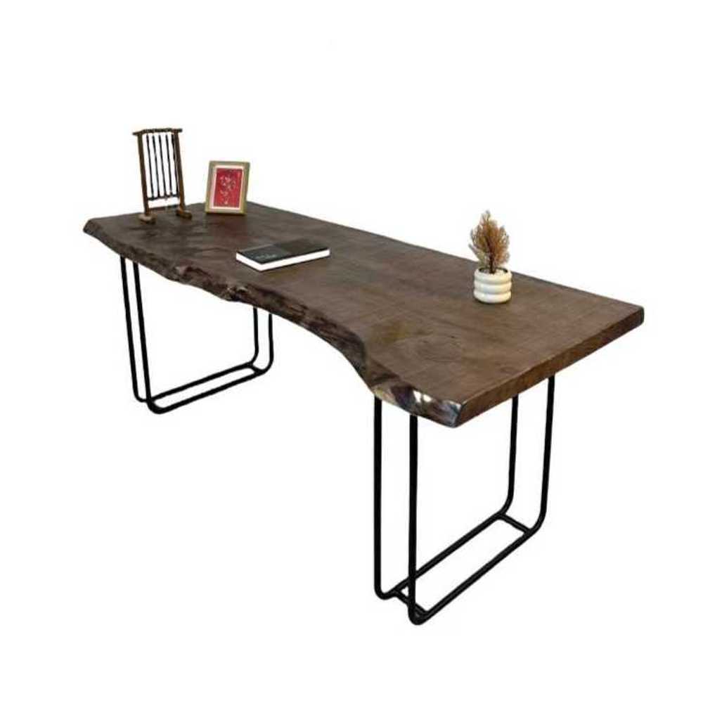 통원목 테이블 고재 엔틱 빈티지 대형 긴 맞춤제작 120x60x75cm/판두께 4.7cm - 상품 이미지