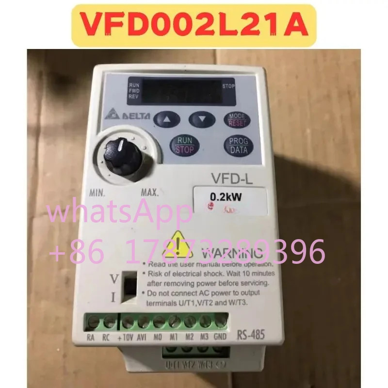 리퍼 주파수 변환기 VFD002L21A 정상 기능 완료
