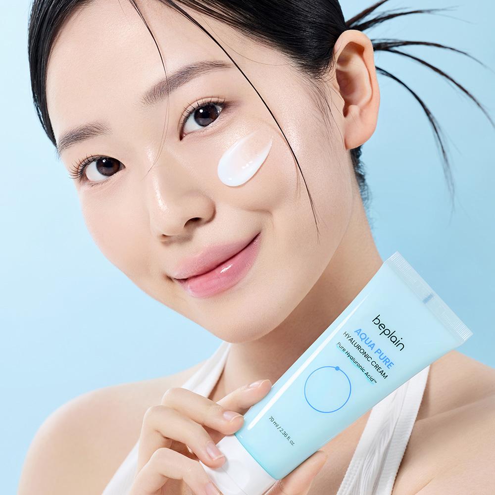 [수분 부스팅케어] 비플레인 아쿠아 퓨어 히알루로닉 크림 70ml, 1개 - 상세 이미지 4