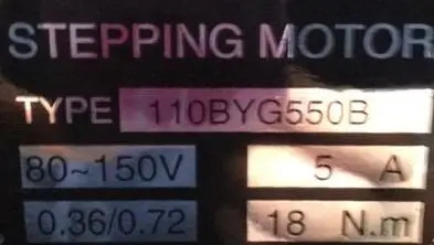 오리지널 스테핑 모터 110BYG550B 18Nm 신
