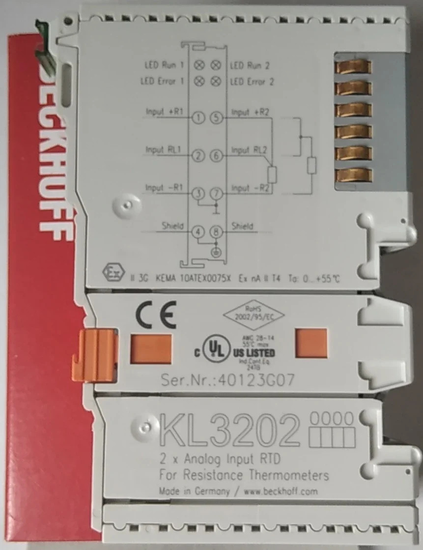 오리지널 모듈 Beckhoff PT 100RTD KL3202