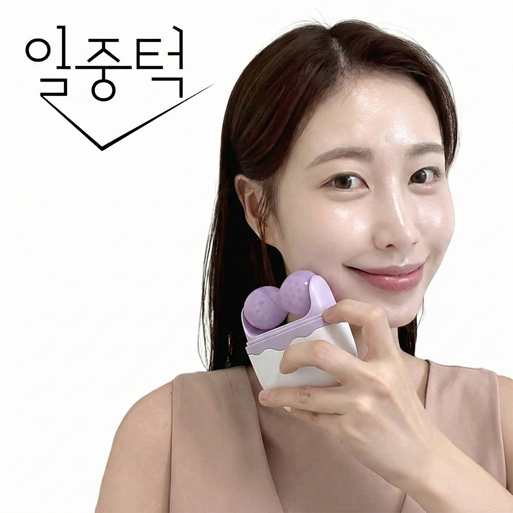 [특허청] 일중턱 괄사 이중턱 브이라인 턱마사지기 턱살 사각턱 얼굴 비대칭 교정 페이스 - 상품 이미지