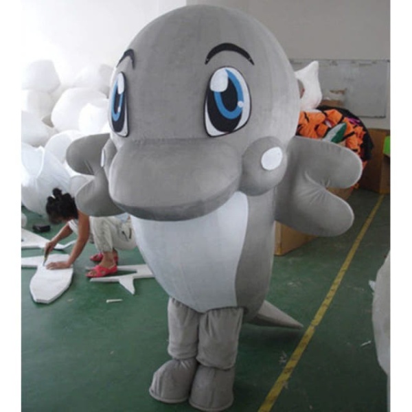 최고의 수달 인형탈 물고기 코스튬 개구리탈 공연 의상 코스프레 작은 돌고래 150-180cm - 상세 이미지 3