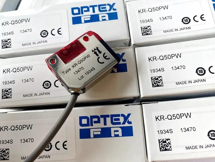 KR-Q50PW 투명 물체 감지 센서 SUS 보호기 소형 LED 원본