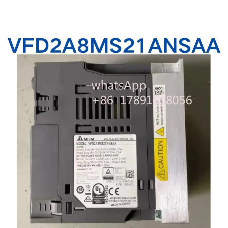 리퍼 VFD2A8MS21ANSAA 0.4KW 인버터는 되었습니다.
