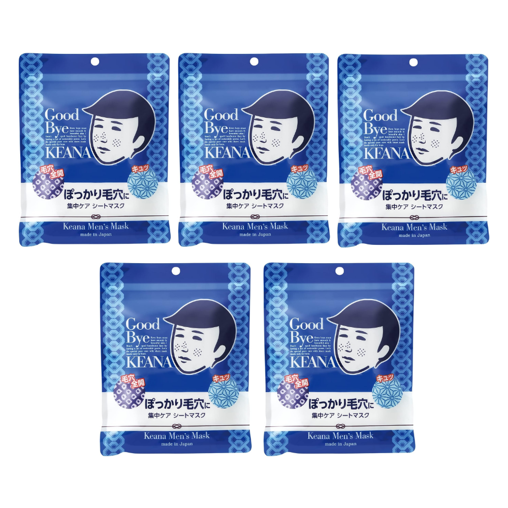 케아나 나데시코 남성 마스크팩 50매 대용량 모공 밸런스 일본 직구 - 상품 이미지