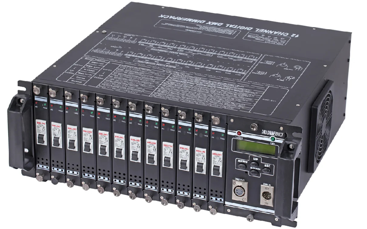 12 채널 Dmx 조광기 팩 Dmx512