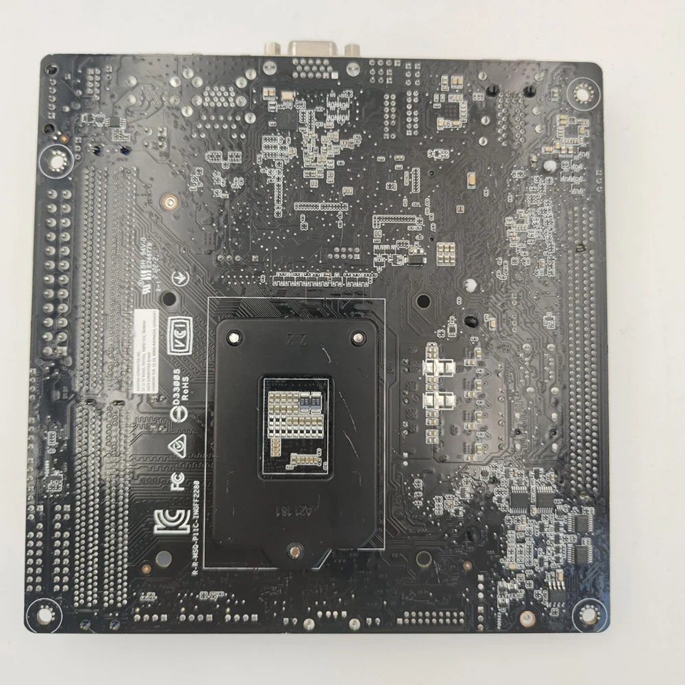 ASUS호환 서버 마더보드 C242 M.2 듀얼 포트 기가비트mini-ITX P11C-I ITX P11C-I/NGFF2280