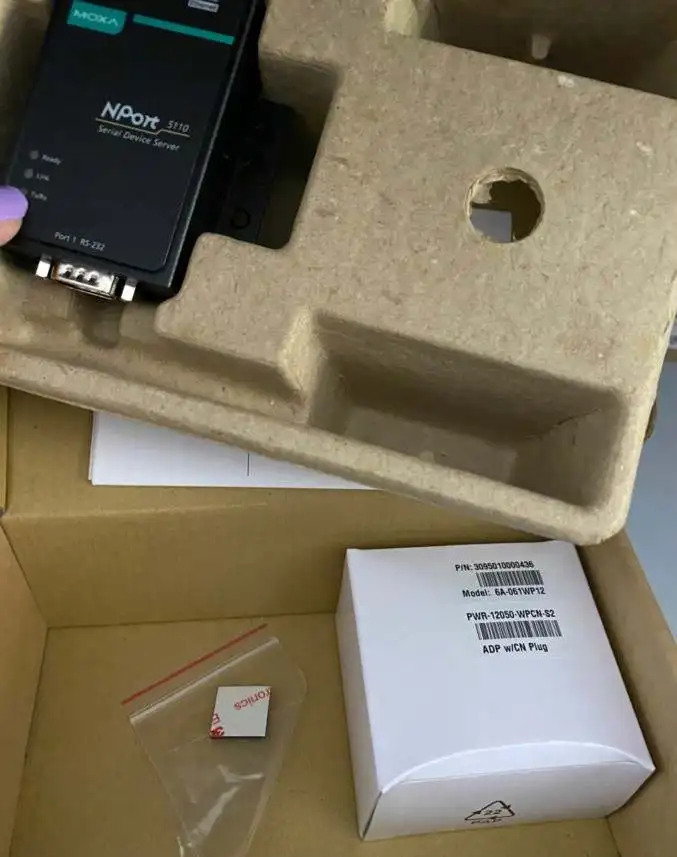 Moxa Nport 5110 1포트 RS-232 장치 서버 새 원본