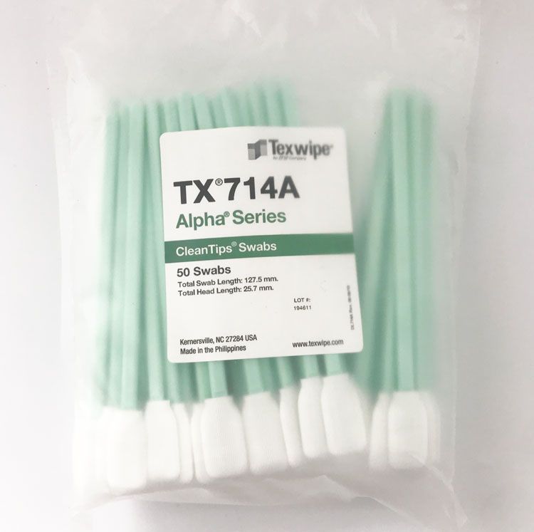 Texwipe 스왑 클린 와이프 TX714A 면봉 스틱 샘플링 100개입 청소 - 상품 이미지