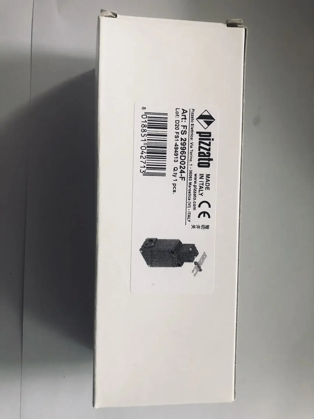 오리지널 Pizzato 안전 전기 잠금 스위치 FS2996D024F