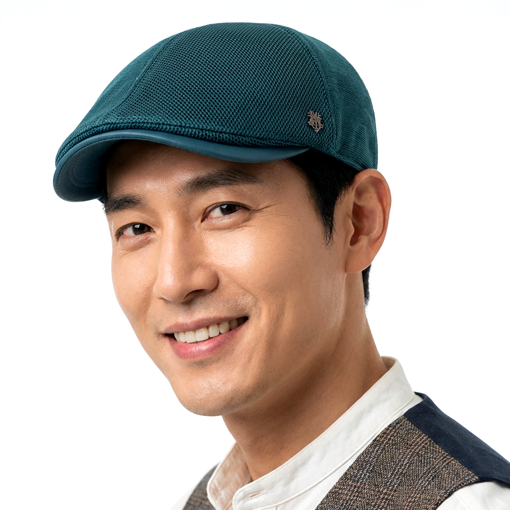 도리구찌 모자 어르신 중년 남성 교수 메쉬 헌팅캡 모자 xl - 상세 이미지 4