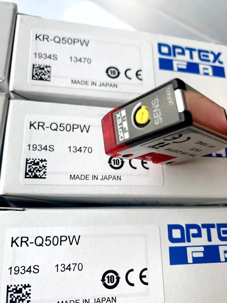 KR-Q50PW 투명 물체 감지 센서 SUS 보호기 소형 LED 원본