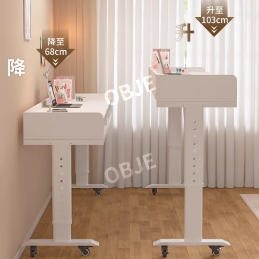 이동식 침대책상 높이조절 베드테이블 노트북 사이드테이블 접이식 보조책상 - 상세 이미지 2