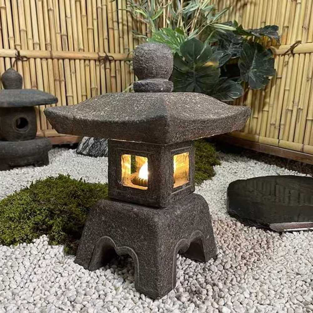 정원 석탑 장식 화단 초롱 마당 인조 야외 테라스 35cm - 상품 이미지