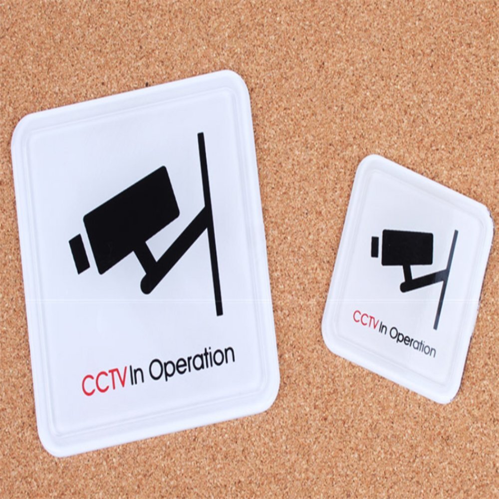 라이즈올 CCTV 녹화중 몰딩사인 도난방지경고 사무실감시표시 시설관리안내 - 상품 이미지