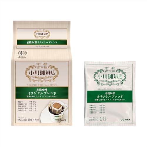 오가와커피 유기농커피 오리지널 블렌드 드립커피 6잔분