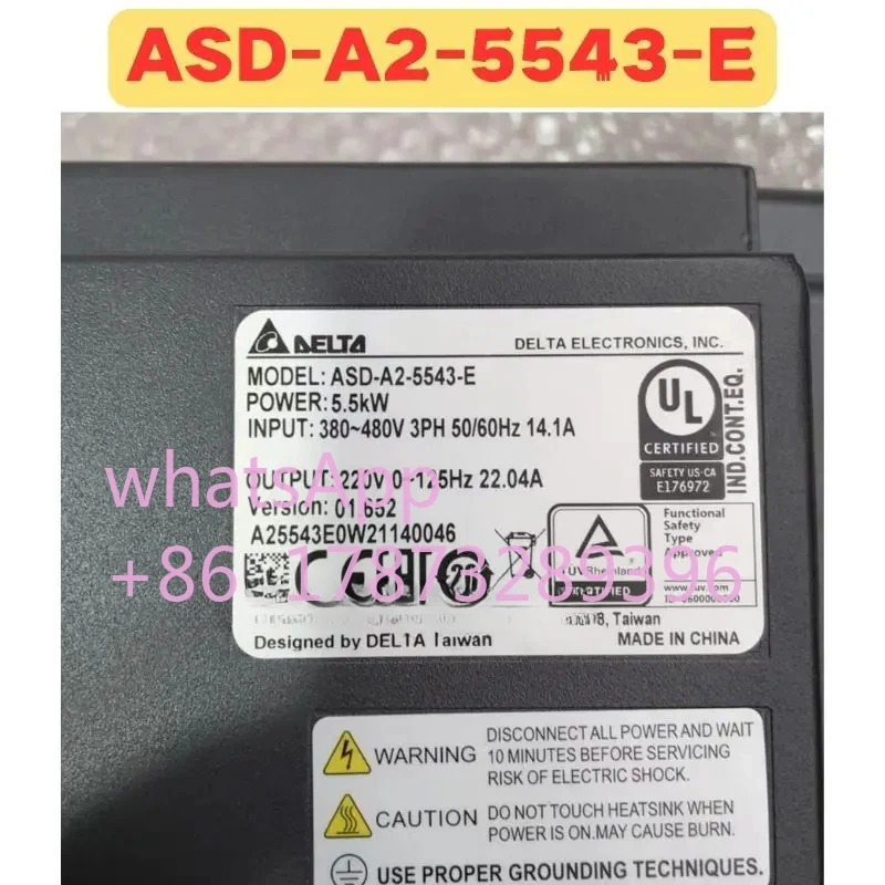 리퍼 서보 드라이브 ASD-A2-5543-E ASD A2 5543 E 정상 기능 완료 OK