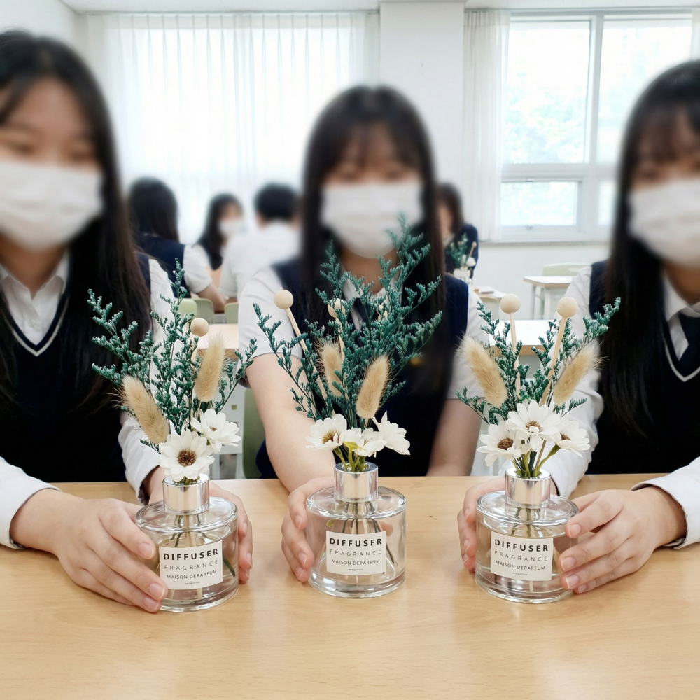 양재동 꽃 시장 디퓨저 만들기 DIY 수업 재료 공병 리드 스틱 리필액 유리병 방향제 - 상세 이미지 4