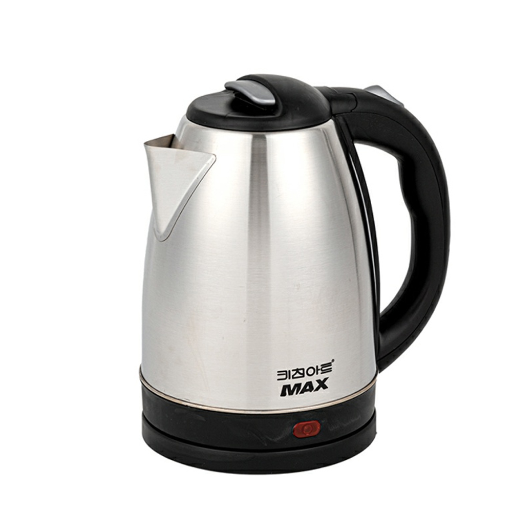 키친아트 스테인레스 무선 전기 포트 주전자 1.5L 1.8L 커피포트 가정용 사무실 캠핑 - 상품 이미지