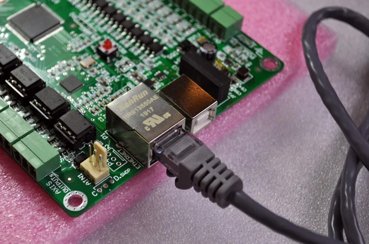 USB  이더넷 Mach3 네트워크 인터페이스 보드 포트 모션 제어 카드 3456 축 CNC 타각기