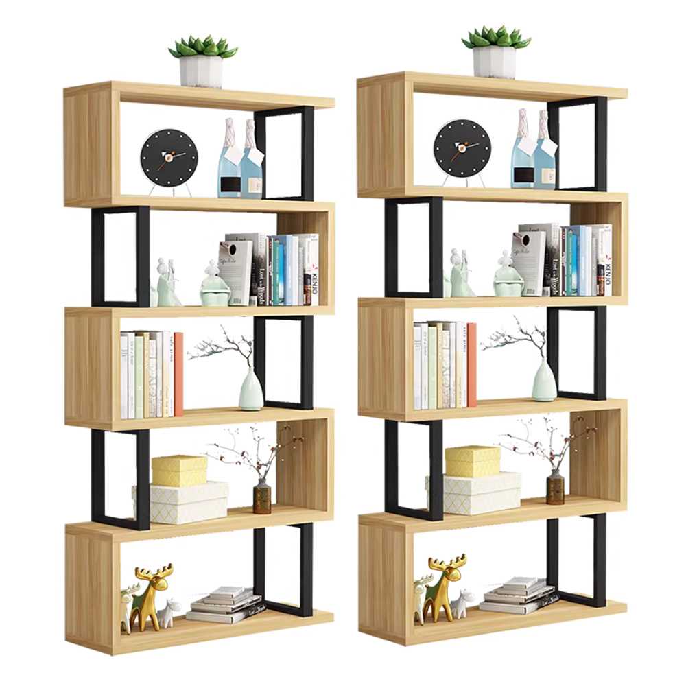 파티션 책장 공간분리 와이드 오픈 선반 수납 책꽂이 60x30x115cm 3단 / 20mm 강화판 - 상세 이미지 2