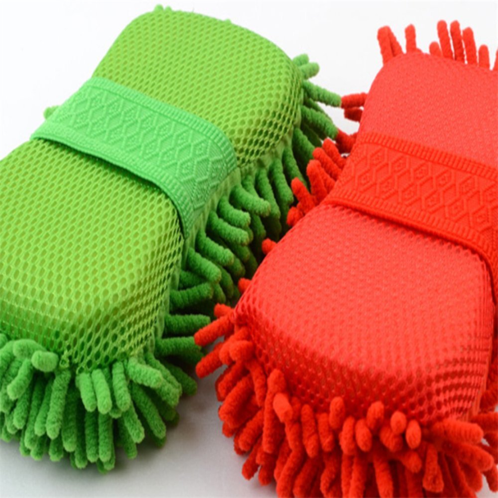 라이즈올 극세사 세차 스펀지 극세사세차스펀지 차량광택보조 - 상품 이미지