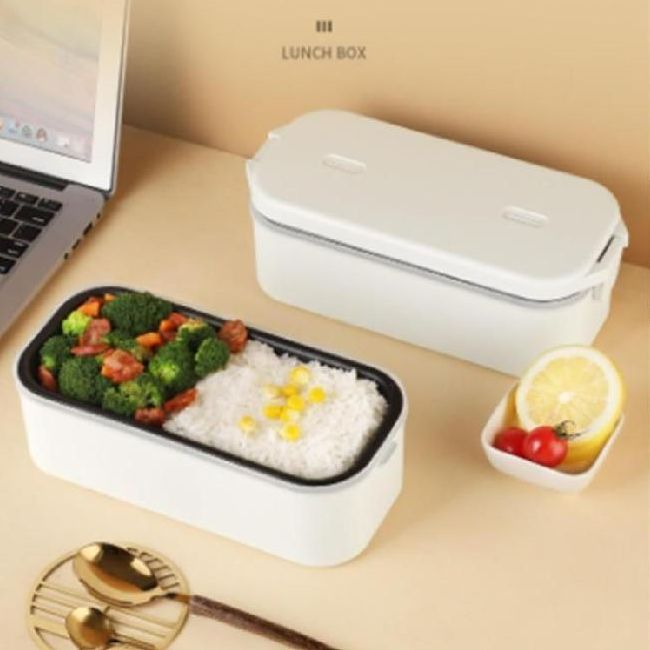즉석 보온도시락 전기 런치박스 싱글 밥솥 직장인 가열 점심 휴대용 - 상품 이미지