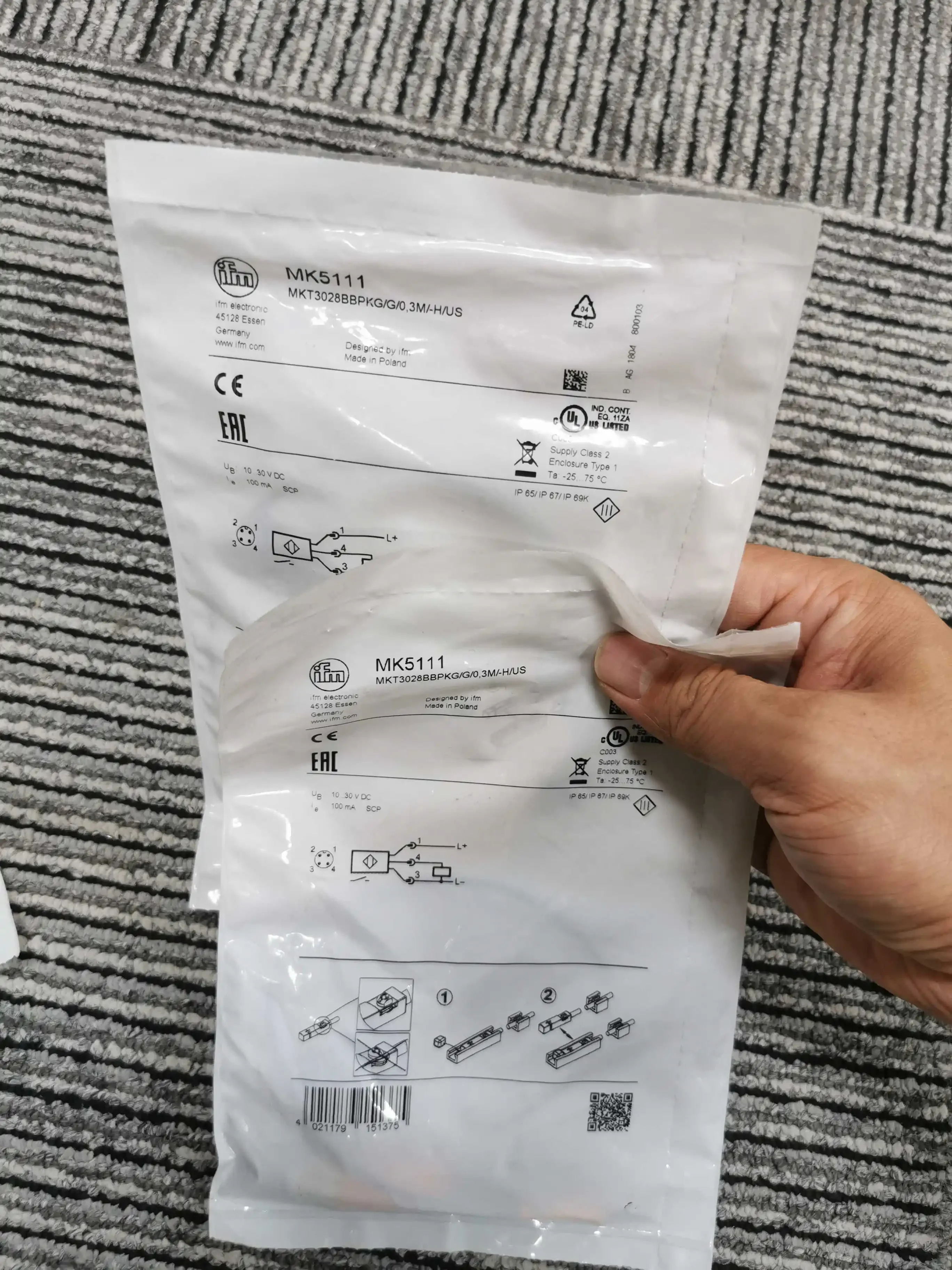 오리지널 IFM 센서 MK5138