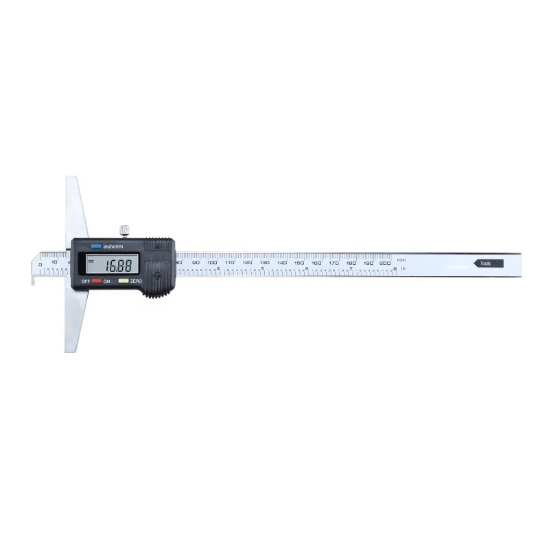 200mm 8인치 LCD 스테인레스 스틸 디지털 깊이 캘리퍼스