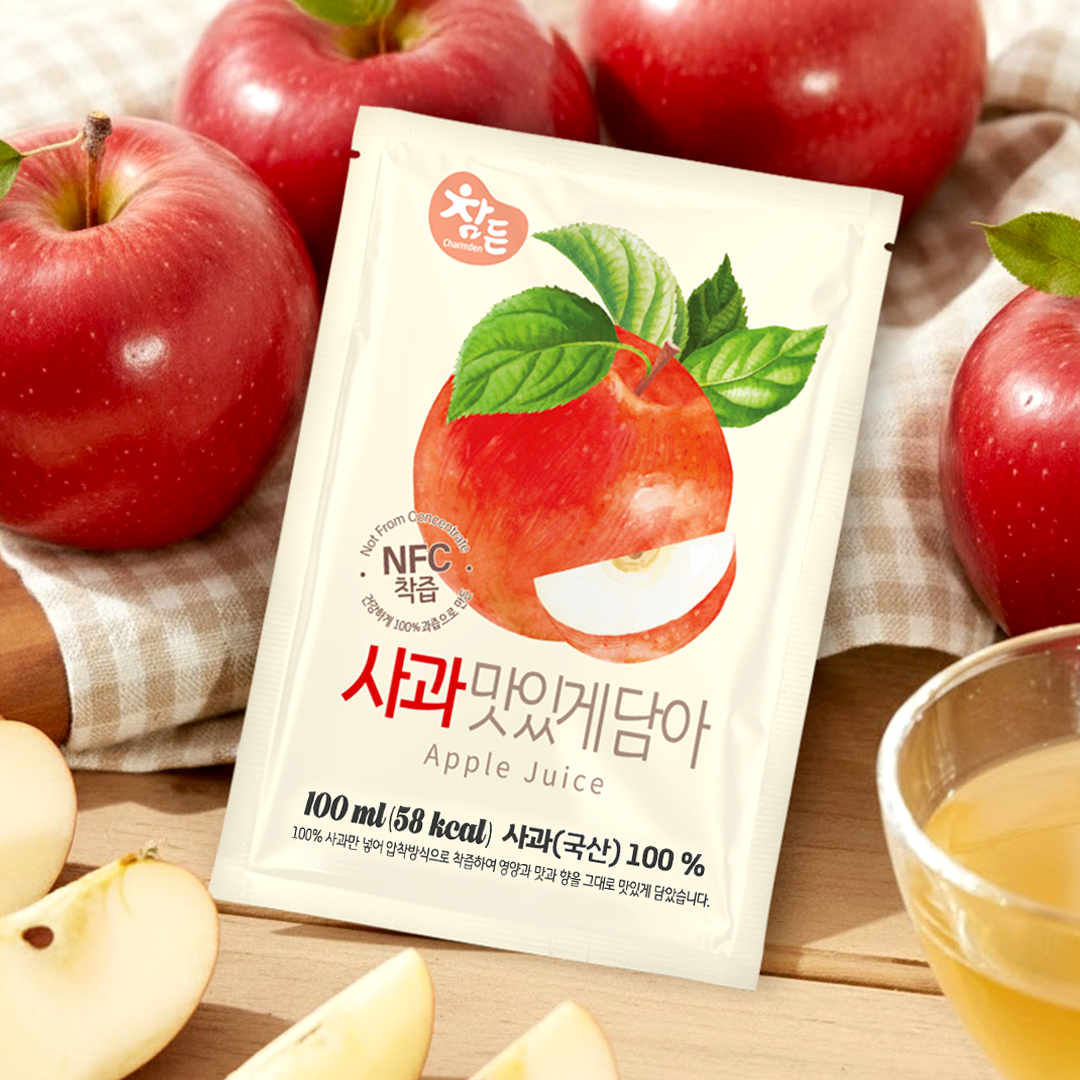 참든 사과즙 맛있게담아 100ml 30포, 1개 제품 이미지