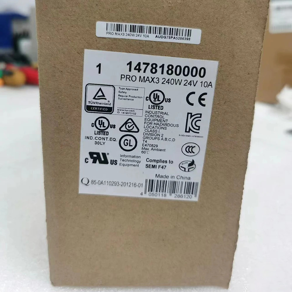 Weidmuller 스위칭 전원공급장치 PRO MAX3 240W 24V 10A1478180000