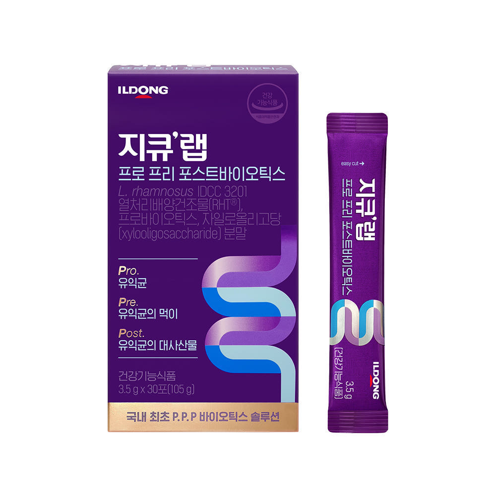 지큐랩 프로 프리 포스트바이오틱스 PPP 프리미엄 유산균 30포 1개 - 상품 이미지
