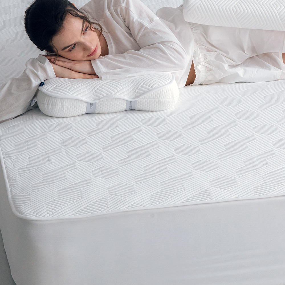 프로텍트어베드 웰어베드 듀라웰 알래스카 냉감 매트리스커버 화이트, K(킹)