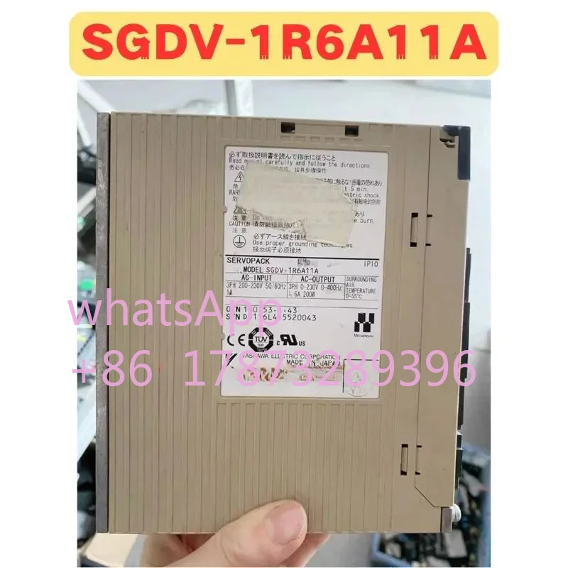 리퍼 서보 드라이브 SGDV-1R6A11A SGDV 1R6A11A 정상 기능 완료 OK