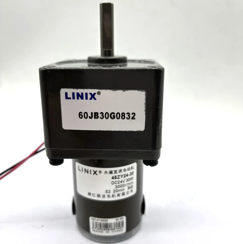 LINIX 45ZY24-30/60JB30G0832 영구 자석 DC 모터 24V 30W 3000r/min