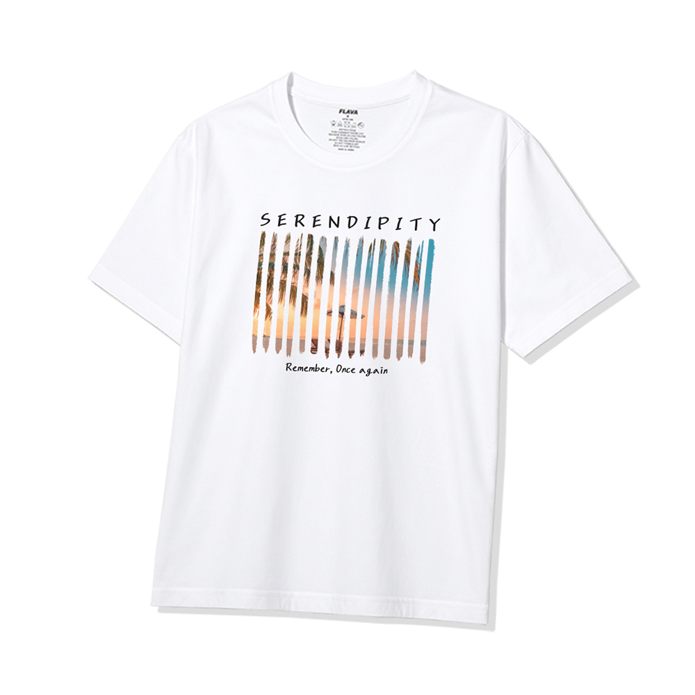 플라바 NEW세렌디피티 반팔 티셔츠 S-4XL 빅사이즈 이미지 3