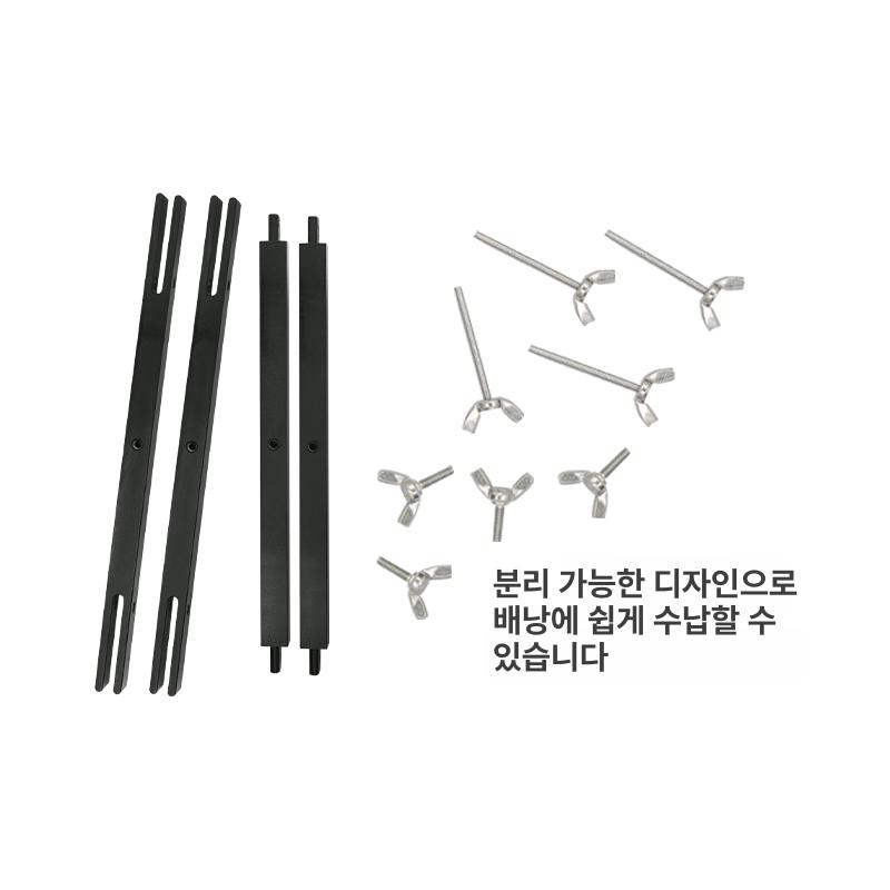 모니 연통 홀잭키트 통로 텐트 브라켓 커버 화목 합금 화상 내열 스틸 연통지지대 - 상세 이미지 5