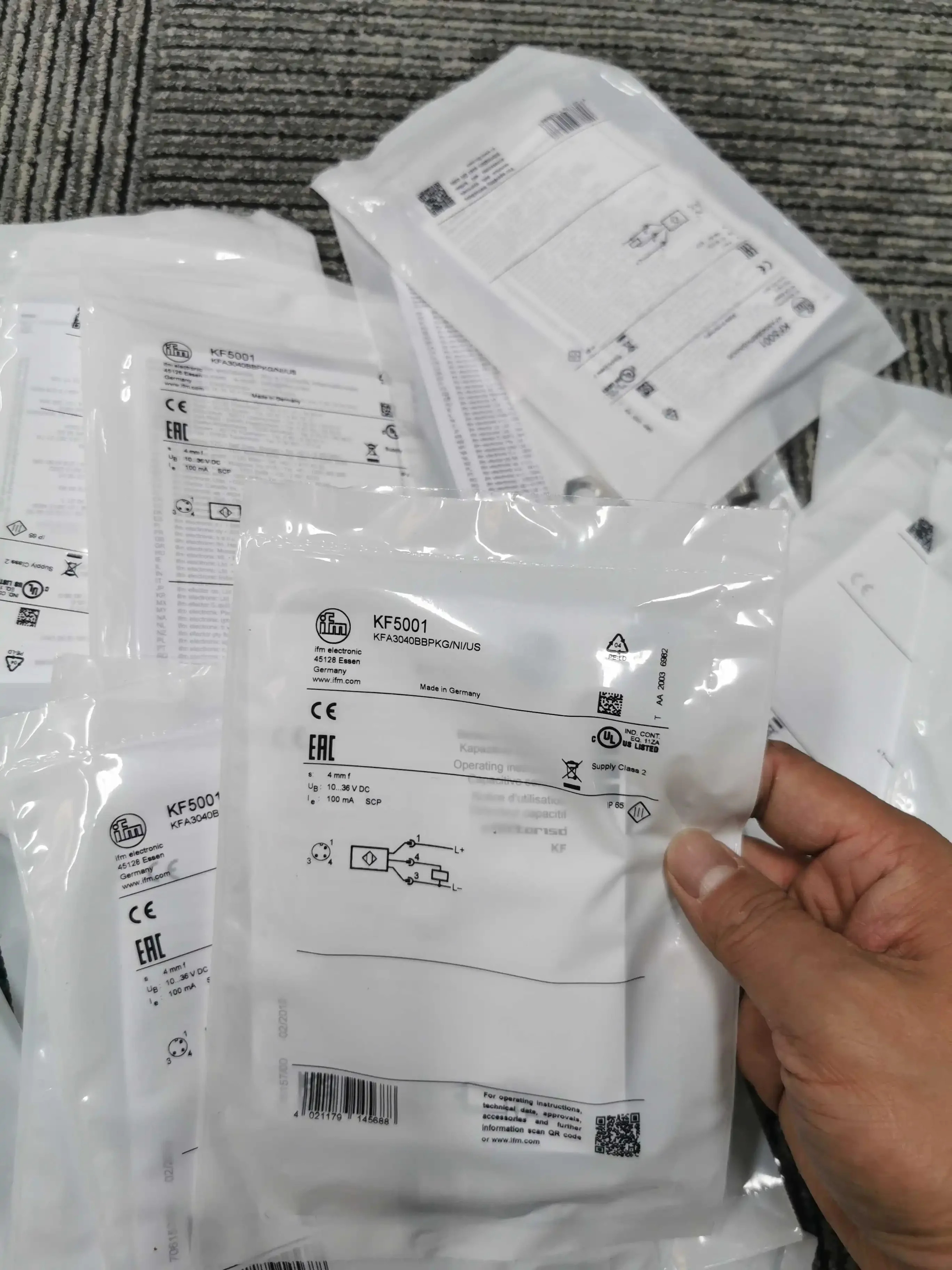 오리지널 IFM 센서 KF5001 KF5002