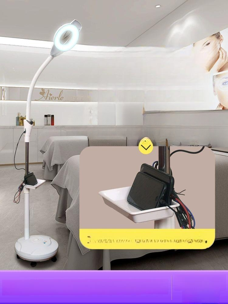 링라이트 피부샵 조명 개인방송 메이크업 이동식 LED LED 버튼시동 바퀴있음 - 상품 이미지