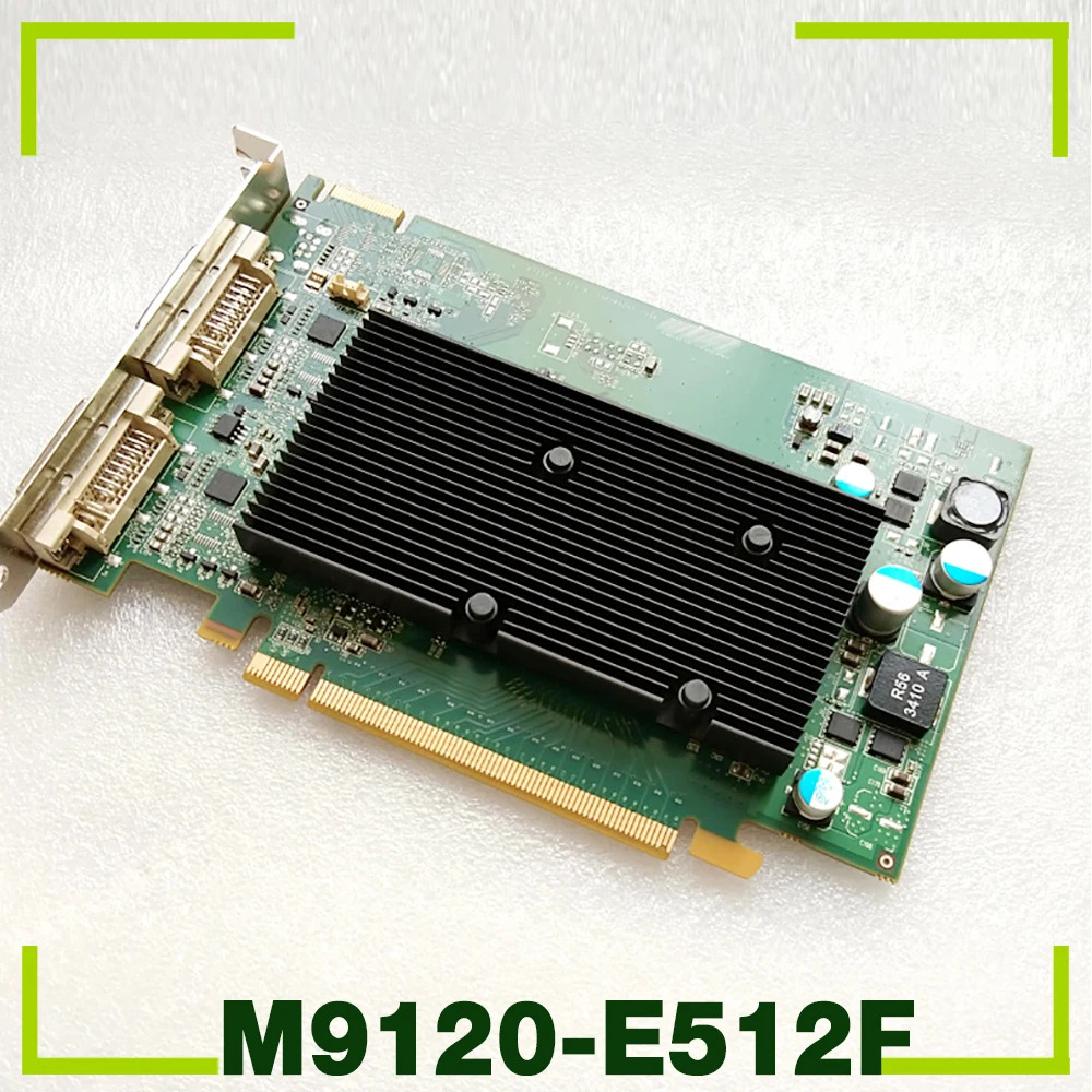 Matrox 듀얼스크린 그래픽 카드 M9120 PCIe x16 DVIM9120-E512F