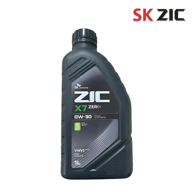 ZIC X7 지크 0W30 가솔린 엔진오일 1L 제로 저점도 100% 합성유 가솔린 겸용 택시