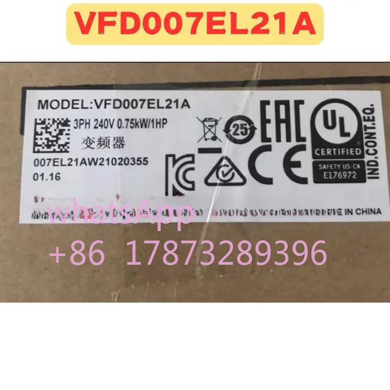 오리지널 VFD007EL21A 주파수 변환기