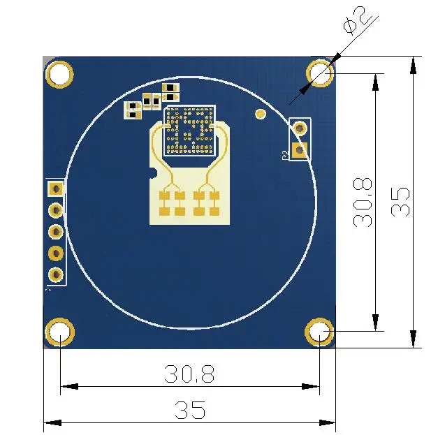 밀리미터파 레이더 모듈 센서 FMCW 범위 렌즈 수위 게이지 액체 레벨 비접촉 80GHz