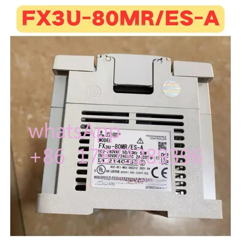 리퍼된 프로그래밍 컨트롤러 FX3U-80MR/ES-A FX3U-80MR ES-A 정상 기능 리퍼 완료 OK